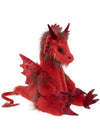 Charlie Bears Dewi red dragon plush from the 2026 Signature Collection
