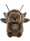 Charlie Bears Tizzie Whizie plush from the 2026 Signature Collection, featuring a hedgehog-inspired body, delicate bee-style wings and a soft fox-like tail.