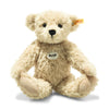 Classic Steiff Luca Teddy Bear – 30cm beige plush teddy with “Button in Ear,” soft long-pile fur, bean bags for comfort, perfect for children & collectors.