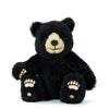 Merrythought Winnipeg limited edition mohair teddy bear inspired by the Canadian black bear that inspired Winnie-the-Pooh.