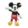 Steiff Disney Mickey Mouse collectible plush with classic red shorts and Steiff “Button in Ear.”