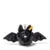Steiff Boris 8cm black bat pendant with fluffy pom-pom body