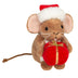 Christmas mouse with present