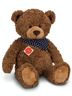 Henry the Hermann Teddy Bear (48 cm) wearing a red bandana, super soft plush for birthdays & nursery décor.