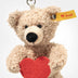 Pendant Fynn Teddy bear – Love | Beige