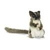 Standing Hansa Sugar Glider plush toy with soft fur, realistic detailing