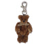 Keyring Teddy Henri Brown Mohair Bear
