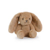 OB Designs Little Bailey Bunny plush toy – caramel-colored cuddly bunny, 25cm, soft and weighted, perfect for babies and toddlers.