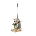 Sledding hedgehog ornament
