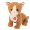 Very soft plush ginger cat toy with warm orange fur and a sweet face – perfect for cuddles, gifts, or cat lovers.