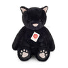 Teddy Hermann soft plush cat with whiskers and detailed paw pads