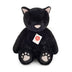 Teddy Hermann soft plush cat with whiskers and detailed paw pads
