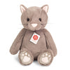 Teddy Hermann soft plush cat with whiskers and detailed paw pads