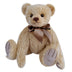 Clemens Marlin limited edition 40cm mohair teddy bear with mocha satin bow, fully jointed collectible