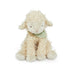 Bunnies By The Bay Shep the Sheep plush with oatmeal shaggy fur and checked scarf