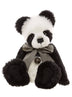 Cartwright panda teddy bear by Charlie Bears 2026 plush collection in classic black and white soft cuddly toy