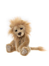 Charlie Bears Anniversary Linus lion plush from 2025 Plush Collection, handcrafted with golden-brown plush and tickly toes