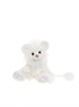 Charlie Bears Bambalina plush mouse from the Julien Macdonald Signature Collection with white long-pile fur and sparkling lace collar.