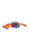 Charlie Bears Cedric Spinner plush spider with soft fuzz, lively legs, and twinkling eyes.