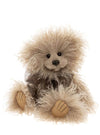 Charlie Bears Fizzgig 33cm teddy bear with beige wavy plush fur