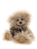 Charlie Bears Fizzgig 33cm teddy bear with beige wavy plush fur