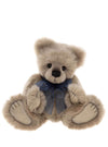 Charlie Bears Howarth 37cm beige Tinkler Bear with navy bow and key