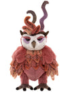 Charlie Bears Jinzi phoenix from the 2026 Signature Collection, featuring richly layered warm-toned plush plumage, hand-embroidered detailing, and an elegant, serene expression. Limited edition collectible teddy bear bird figure.