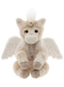 Charlie Bears Pegasus Signature Collection limited edition plush horse with sculpted wings, soft mane and tail, shimmering headpiece and matching necklace, 39cm