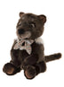 Charlie Bears Tasmania plush Tasmanian devil soft toy with cream fur collar, black nose, sculpted paws and long tail, gentle expressive collectable character