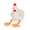 Miniature Jointed Rabbit Clucky the Chicken – Shaggy Cream Plush Hen | Good Friends Farm – The ...