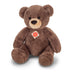 Cuddly soft chocolate brown teddy bear with plush fur.