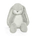Extra large grey bunny rabbit plush by Bunnies by the Bay with soft fur and floppy ears