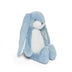 Floppy Nibble Bunny – soft blue stuffed bunny with long floppy ears, embroidered face, and rosy pink cheeks, perfect for cuddling