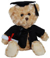 graduation teddy bear soft plush in cap and gown