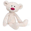 Gund Toothpick Confetti plush bear with white confetti-patterned fur and sweet expression