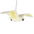 Hansa Flying Cockatoo plush toy with wings outstretched, realistic and soft bird replica.