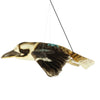 Hansa Flying Kookaburra plush toy with outstretched wings, soft feathers, and realistic detail.