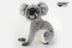 Hansa Koala plush toy with soft grey fur, fluffy ears, and lifelike round nose.
