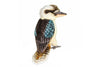 Hansa Laughing Kookaburra realistic plush toy with soft feathers and lifelike detail.