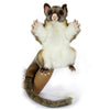 Hansa Possum Puppet plush toy with soft fur, expressive eyes, and flexible mouth for puppet play.