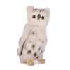 Hansa snow owl plush toy small soft white owl realistic stuffed animal