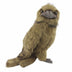 Realistic Hansa Tawny Frogmouth plush toy with handcrafted detail