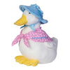 Classic Beatrix Potter Jemima Puddle-Duck plush toy with bonnet and shawl