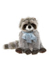London raccoon soft toy by Charlie Bears Bearhouse Collection with stripy tail, cuddly and fully washable plush