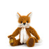 Merrythought Freddy Fox handmade mohair fox soft toy with classic British teddy bear craftsmanship.
