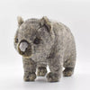 Small Hansa Wombat plush toy with lifelike handcrafted fur and realistic features