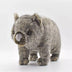 Small Hansa Wombat plush toy with lifelike handcrafted fur and realistic features