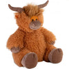 Snuggleluvs Weighted Highland Cow – soft plush toy for comfort and anxiety relief