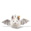 Steiff Batilda 8cm white bat pendant with fluffy pom-pom body