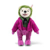 Steiff Batman The Joker limited edition teddy bear in purple suit and green hair from The Teddy Bear Shop Australia